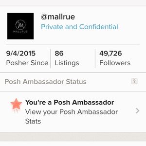 🎀POSH AMBASSADOR🎀